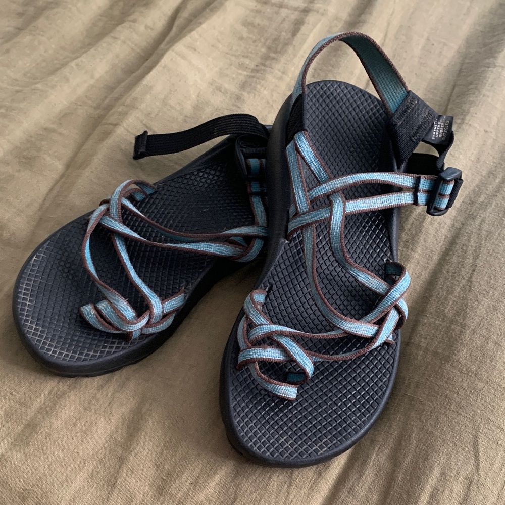 Chaco Women's Sandals - Black and Blue